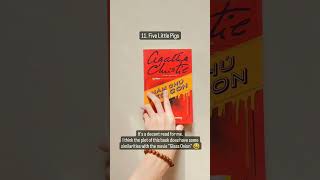 Ranking 15 Agatha Christie books in my collection part 1 ❤️📖 booktube books [upl. by Eliot409]