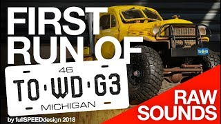 First run of TOWDG3  Proline 1946 Dodge Power Wagon Tow truck  Raw sounds no music [upl. by Roxanne]