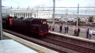 Steam Train  Dun Laoghaire Dublin Ireland [upl. by Rraval114]