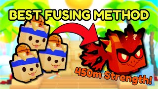 NEW BEST FUSING METHOD TO GET RAINBOW WILD FIRE AGONY IN PET SIMULATOR X [upl. by Kylie]