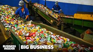 Why The US Loses 800M A Year In Unrecycled Aluminum Cans  Big Business  Business Insider [upl. by Orella297]