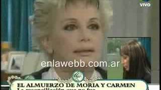 Moria y Carmen se pelean en lo de Mirtha [upl. by Eelram]