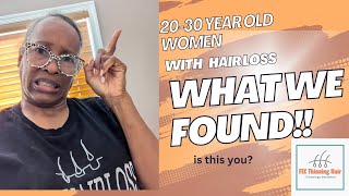 hair loss in women in their 20s and thirties [upl. by Dylan55]