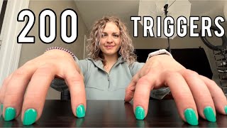 FAST amp AGGRESSIVE ASMR 200 RANDOM TRIGGERS💥 [upl. by Ninazan]