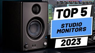 Top 5 BEST Studio Monitors In 2023 [upl. by Marena965]