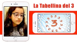 La tabellina del 3  tabellina del tre  canzoni per bambini  Sofia Del Baldo [upl. by Oalsinatse873]