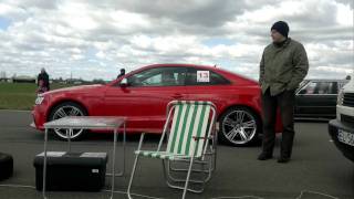 Audi RS5 launch control vs Corvette Z06 quater mile drag race ONBOARD [upl. by Anawal]