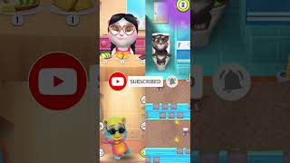 My little Angela eats shortvideo talkingtom youtubeshorts tom top shortsvideo shorts angela2 [upl. by Dunton174]