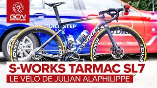 Le vélo Specialized SWorks tarmac SL7 de Julian Alaphilippe [upl. by Lubin]