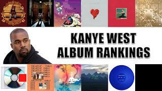 Kanye West ALBUMS RANKED From Worst to Best using lyrics [upl. by Alleinnad937]