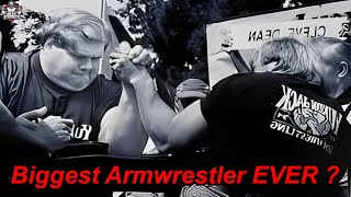 The Armwrestling Legend Cleve Dean  Biggest Armwrestler Ever [upl. by Queen]