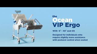 Aquatec Ocean VIP Ergo TiltinSpace Shower Chair Commode [upl. by Diandre360]