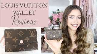 LOUIS VUITTON ROSALIE COIN PURSE REVIEW  WHATS INSIDE [upl. by Ahseryt]