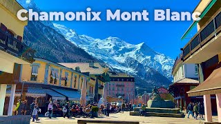 Chamonix Mont Blanc French Alps  Walking tour 4K [upl. by Ylera995]