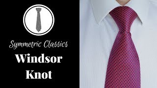 How to tie a tie  Windsor Knot  Step by Step Easy Instruction [upl. by Akahc606]