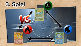 Lets play Pokémon Karten Pokémon Trading Card Game Classic Pflanzendeck vs Feuerdeck amp Fazit [upl. by Atiekram]