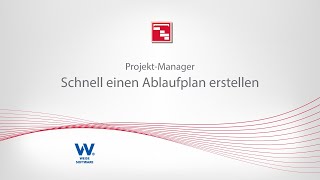 ProjektManager  Schnell einen Ablaufplan erstellen [upl. by Kameko804]