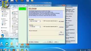 How to Printer Epson L3110 L3150 Resetting Service Adjprog L3150 [upl. by Hgiellek]