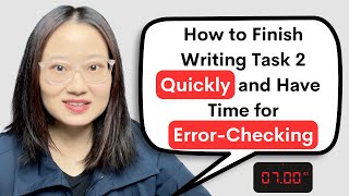 how to finish writing task 2 quickly and have time for errorchecking  discuss both views [upl. by Elleynod43]