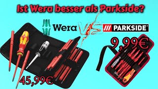 Ist Wera besser als Parkside  VDE Schraubendreher set [upl. by Qifahs]