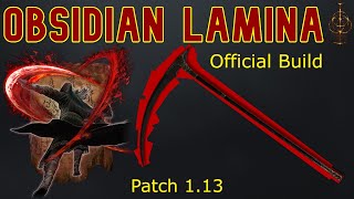 Obsidian Lamina Build Elden Ring Invasions RL 200 Furious Blade of Ansbach  Pureblood Knight [upl. by Aisorbma]