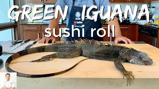 Green Godzilla Iguana Sushi  Catch Clean Cook [upl. by Lazos]