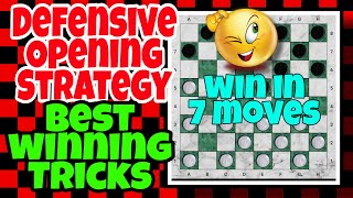 CHECKERSDAMA Strategy  Defensive Opening Moves and Tricks Checkers Tv [upl. by Augie]