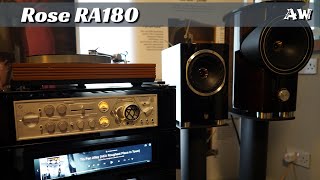 Rose RA180 integrated amplifier [upl. by Ardeed]