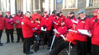 Maesteg Gleeman Male Voice Choir performing [upl. by Nnaaihtnyc]