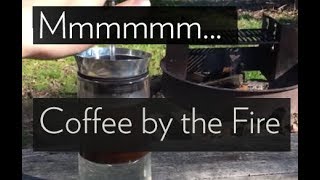 Campfire Coffee with the quotAmerican Pressquot Coffee Maker [upl. by Fahey183]