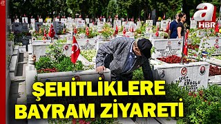 İstanbul’da Kabir Ve Şehitlik Ziyaretleri Aileler Arife Günü Mezarlığa Akın Etti  A Haber [upl. by Assyram]