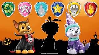 PAW Patrol Halloween  Match the right shadow [upl. by Renato]