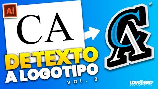 🚀Como hacer un logo con letras en adobe illustrator paso a paso [upl. by Gere]