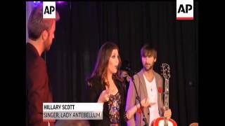 The Grammy Awardwinning country music trio Lady Antebellum performed a quotminipromquot for students Hen [upl. by Mendie]