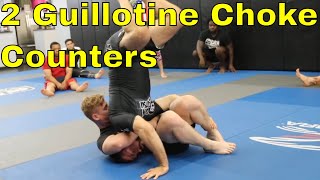 BJJ Guillotine Choke Escape and Defense from Full Guard amp with Takedowns [upl. by Imeaj]