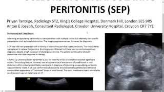 Ultrasound and CT imaging of sclerosing encapsulating peritonitis SEP [upl. by Trometer]