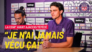 ACATFC quotJe nai jamais vécu quelque chose comme çaquot Rasmus Nicolaisen avant AjaccioTéFéCé [upl. by Lithea]