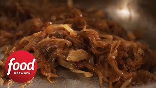 How to Caramelize Onions Like a Pro  Food Network [upl. by Aikem394]