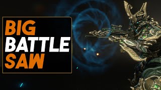 Warframe High Velocity Battle Saw  Panthera Prime [upl. by Ycam]