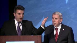 Bill Belisles Speech Upon Induction Into US Hockey Hall of Fame [upl. by Yenroc]