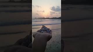 Beach vibes 🏖️⛱️🐚 quotBelekeriquot sunset native ytshorts peaceful sea [upl. by Grishilda]