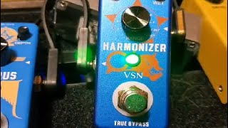 VSN Guitar Harmonizer Effect Pedal Digital Octave Effects Pedals Harmony Pitch Shifter Detune Review [upl. by Carol-Jean]