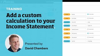 Add a custom calculation to your Income Statement [upl. by Ycnuahc]