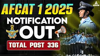 AFCAT 1 2025 Notification Out  Eligibility Syllabus amp Exam Pattern Explained by Atul Sir [upl. by Nnyloj]