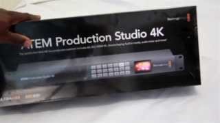 Blackmagic Design ATEM Production Studio 4K First Look [upl. by Naleek895]