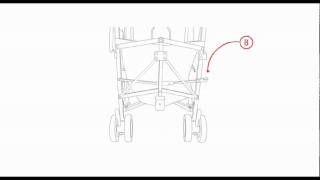 Maclaren Stroller Five Second Fold [upl. by Sesylu]