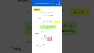 EIGEN VALUES amp EIGEN VECTORS  CHARACTERISTIC EQUATION  PART  2 engineeringmathematics maths [upl. by Avir397]