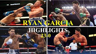 Ryan Garcia 230 All Knockouts amp Highlights [upl. by Htennaj622]