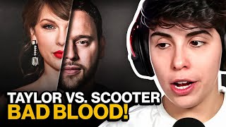 A VERDADE SOBRE A BRIGA ENTRE TAYLOR SWIFT E SCOOTER BRAUN  React [upl. by Berta]