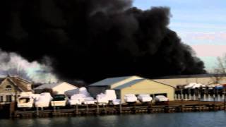 Port Lambton Marina Fire [upl. by Domonic]